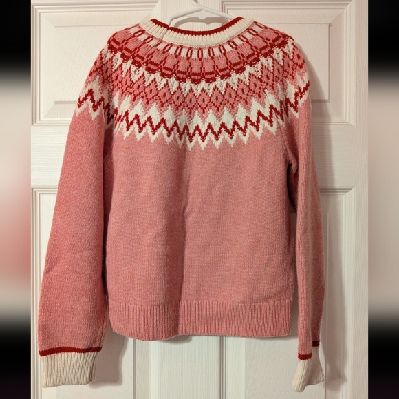 Mini Boden Fun Fair Isle Yoke Jumper - Picture 2 of 4